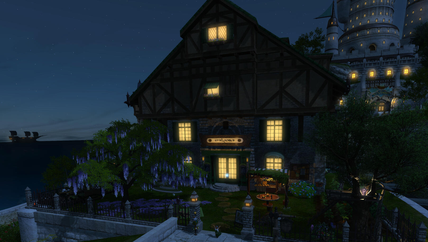 The exterior of the tavern!